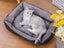 60x45cm Plush Pet Bed Dog Sofa Cozy Puppy Cat Sleeping Bed Grey Carousel 4