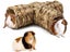 Foldable Woven Grass Pet Rabbit Hamster Guinea Pig Cage Nests House Chew Toy Carousel 7