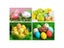 5/10Pcs 5.5*4cm Chicken House Small Fake Eggs Farm Animal Supplies Cages Carousel 7
