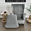 Wingback Sofa Covers Velvet *Grey Carousel 2