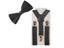 2PCS Boys Kids Suspenders BowTie Butterfly Tie In Diverse Colors Easy To Wear Carousel 5