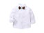 Fashion New Kids Boys Long Sleeve Shirt Suspender Pants Suit Set Carousel 5