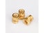 50/100pcs M3 M3*5.7-OD4.6 Thread Knurled Brass Threaded Heat Set Heat Resistant Carousel 3