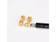 50/100pcs M3 M3*5.7-OD4.6 Thread Knurled Brass Threaded Heat Set Heat Resistant Carousel 4