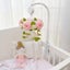 Living Textiles Baby Infant Childrens Nursery Musical Mobile Set Floral Wreath Carousel 5