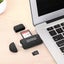 3 in 1 OTG Card Reader Type C USB Micro USB Combo to 2 Slot TF SD Card Reader Carousel 9