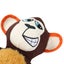 Paws & Claws 32cm Super Tuff Buddies Oxford Pet Playing Toy Monkey w Squeaker Carousel 6