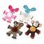 Paws & Claws 32cm Super Tuff Buddies Oxford Pet Playing Toy Monkey w Squeaker Carousel 8