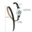 Aromatherapy Bracelet Leather Stainless Steel Essential Oil Diffuser Locket Carousel 4