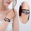 Aromatherapy Bracelet Leather Stainless Steel Essential Oil Diffuser Locket Carousel 5