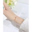 Rose Gold Plated Stainless Steel Bracelet CZ Exquisite Bracelet Carousel 3