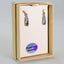 Kiwicraft - Grey Waterdrop Swarovski Earrings Carousel 2