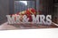''Mr & Mrs'' Wooden Letters Wedding Top Table DIY Sign Gift Decor White New Carousel 2
