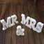 ''Mr & Mrs'' Wooden Letters Wedding Top Table DIY Sign Gift Decor White New Carousel 3
