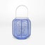 Rayell Lantern Linda Blue Decorative Light Candle Holder Home Decor 17x19x17cm Carousel 1