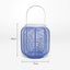 Rayell Lantern Linda Blue Decorative Light Candle Holder Home Decor 17x19x17cm Carousel 2