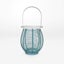 Rayell Lantern Lena Aqua Decorative Light Candle Holder Home Decor 13x15x13cm Carousel 1