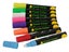 Glass Marker Pens 8 Pack Water Based Bright Colour - 6mm Flat Tip Carousel 1