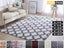Shaggy carpet rug White 200x 230CM Carousel 14