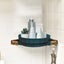 SOGA Green 360 Degree Wall-Mounted Rotating Bathroom Organiser Corner Vanity ... Carousel 3