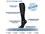Varicose Veins Compression Socks Fit For Golf Rugby Hiking Travel Carousel 7