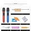 DOUBLE UNIVERCAL WIRELESS MICROPHONE BRAND NEW ARRIVAL!! Carousel 5