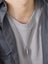 Men's Stainless Steel Irregular Edgy Drill Pendant Necklace Carousel 2