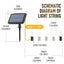 Outdoor Solar Lights String Lamp IP65 Waterproof G40 Bulbs Garland Carousel 7