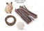 10pcs Hamster Toys Set Guinea Pig Carousel 9