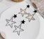 $1 reserve golden pentagram zirconia sparkle setting earrings brand new Carousel 4