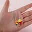 3 Pairs Friendship Necklace Fries And Burger Pattern Daily Necklace Matching Nec Carousel 2