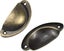 12 Pieces Antique Brass Cabinet Handles Door Handles Vintage Kitchen Cupboard Carousel 3