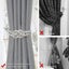 2 Pack Strong Magnetic Curtain Tiebacks-beige And White Carousel 3