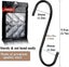 30 Pack S Hooks Black Steel S Shaped Hooks For Hanging Pans Pots Plants Bags To Carousel 2