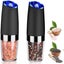 2 Pcs Gravity Electric Salt And Pepper Grinder Set, Battery Salt Pepper Mill Carousel 1