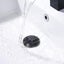 Black Sink Waste Basin, Chrome Pop Up Waste Large Area, Automatic Pop Up With Ov Carousel 4