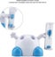 Children's Cartoon Animal Hourglass Timer 3 Minutes Toothbrush Holder (blue) Carousel 3