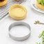9 Pack Round Tart Ring, Mousse Rings, Stainless Steel Heat-resistant Perforated Carousel 5