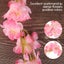 Artificial Flowers Cherry Blossom Vine 135 Flower Head Sakura Hanging Carousel 5