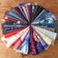Vintage Japanese Kimono Fabrics 30 pcs. Carousel 1
