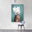 Feather Girl Canvas Art Print Carousel 5