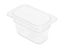 1/9GN 100mm Gastronorm Pan - Clear Polycarbonate - Food Grade Carousel 1