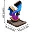 Magic Book Dice Tower, Magics Dice Tower Big Book Dice Tower Ornaments Carousel 5