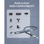 USB Splitter 3.0, 4 Port USB Hub for Laptop, Compatible with PC, Desktop Carousel 4