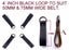 Tool Belt Suspender leather 3' OR 4"(Inch) loops X (4-Piece Set)(Brown or Black) Carousel 4
