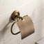 Antique Brass Finish Brass Toilet Paper Holder Bathroom Toilet Roll Paper Holder Carousel 5