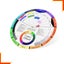 12 Color Nails Microblading Tattoo Makeup Paper Card Wheel Three Tier Carousel 2