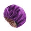 2Pcs Set Large Satin Bonnet Silk Night Sleeping Cap Long Satin Bonnet Carousel 6