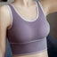 Women Yoga Underwear Padded Crop Tops Sport Tank Top No Steel Ring Carousel 2