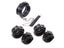 PU Leather Padded Wrist Cuffs Ankle Cuffs Neck Collar Set BDSM Leather Bondage Carousel 3